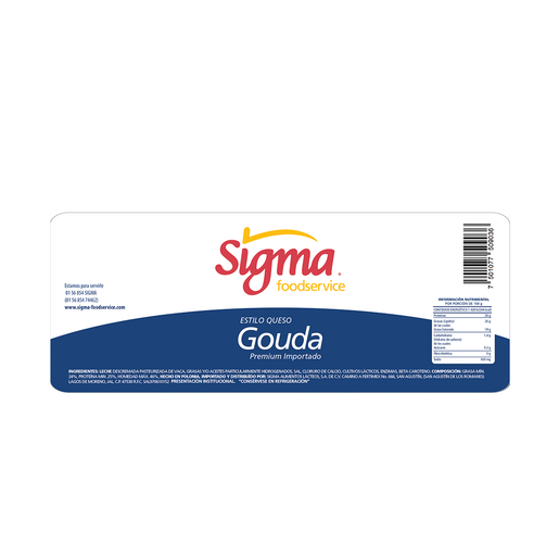 QUESO GOUDA PREMIUM IMPORTADO FSV