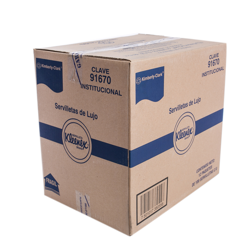*D*SERVILLETAS LUJO 12PAQ/100PZA KLEENEX