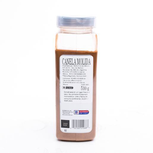 *D*CANELA MOLIDA 510 GR McCORMICKS