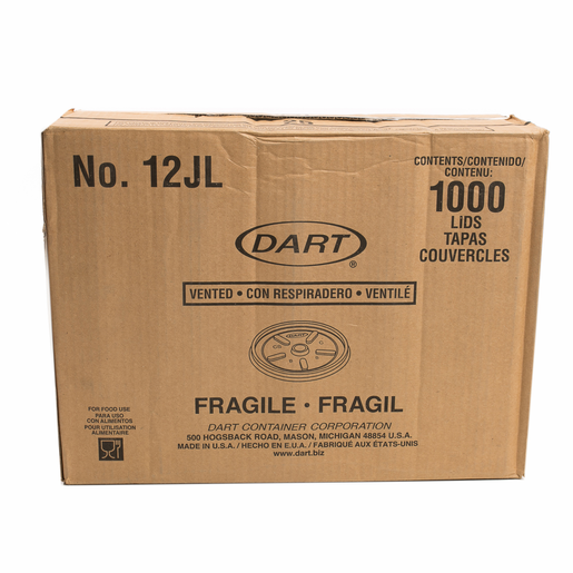 TAPA 12 JL CON RESPIRADERO 1000PZA DART