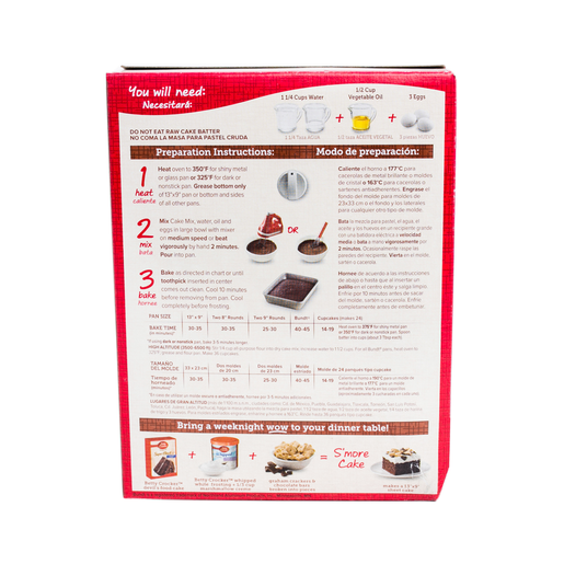*D*HARINA P/PASTEL SABOR CHOCOLATE 432 G