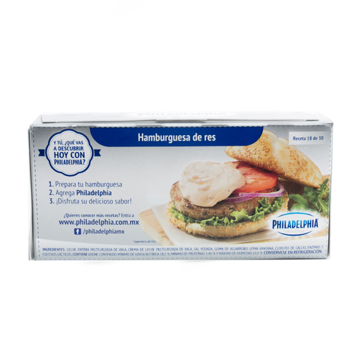 QUESO CREMA PHILADELPHIA BARRA 180G MDLZ