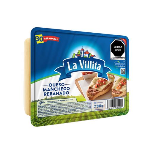 MANCHEGO REBANADO 800G LVI