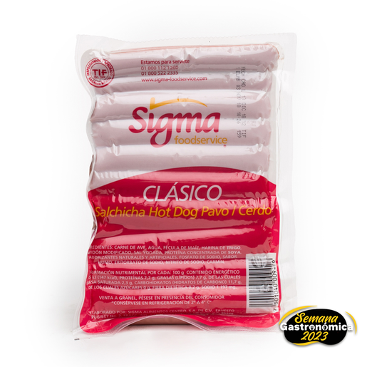 SALCHICHA HOTDOG 60 PIEZAS AZERTA