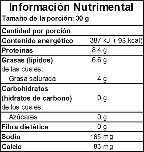 QUESO MANCHEGO LIGHT 400G CHN QUESO MANCHEGO LIGHT 400G CHN