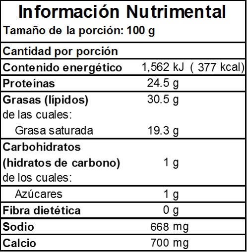 QUESO MANCHEGO 2 KG FSV QUESO MANCHEGO 2 KG FSV