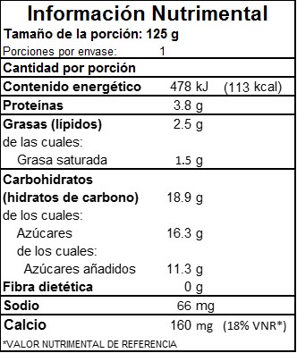 YOGHURT BATIDO FRESA 125 G YPT YOGHURT BATIDO FRESA 125 G YPT